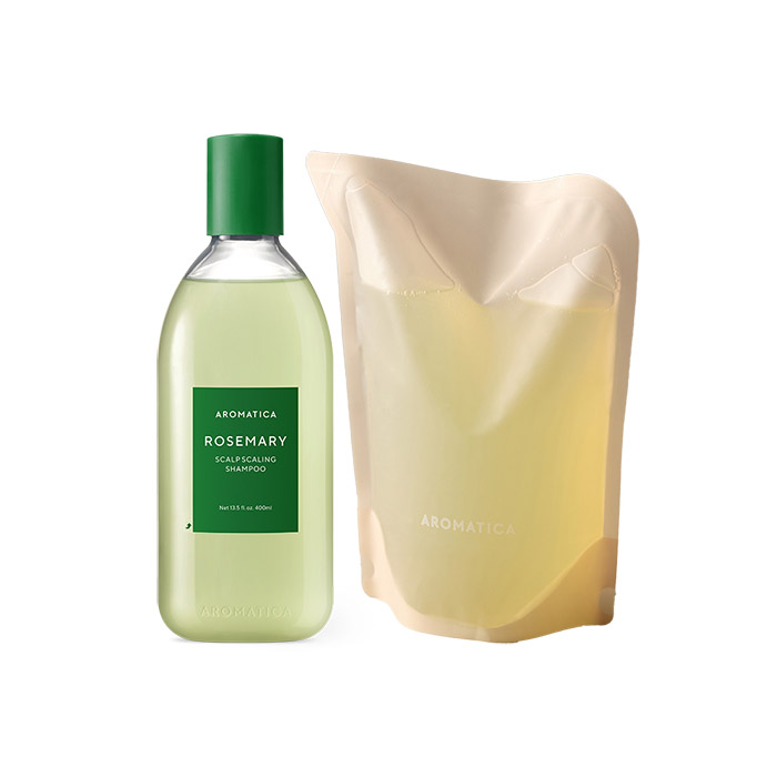 로즈마리 스칼프스케일링샴푸 400ml 1개, 리필 500ml 1개